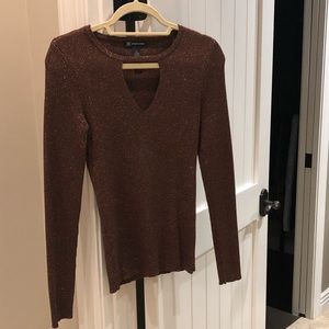 NWOT INC International Concepts Keyhole Sweater